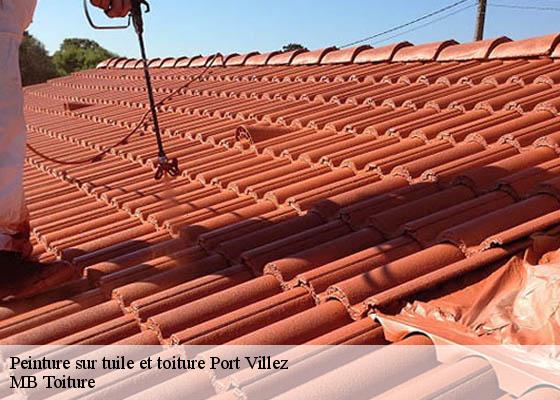 Peinture sur tuile et toiture  port-villez-78270 K.Winter Couverture 78